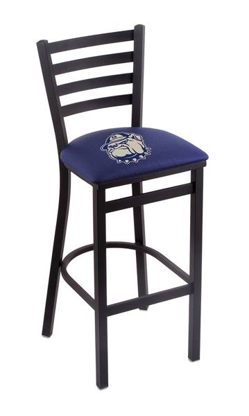 Georgetown 30" Stationary Bar Stool with Black Wrinkle Finish  