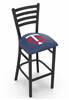 Minnesota Twins 30" Stationary Bar Stool with Black Wrinkle Finish  