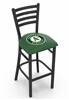 Oakland Athletics 30" Stationary Bar Stool with Black Wrinkle Finish  