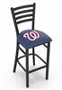 Washington Nationals 30" Stationary Bar Stool with Black Wrinkle Finish  