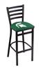 Michigan State 30" Stationary Bar Stool with Black Wrinkle Finish  