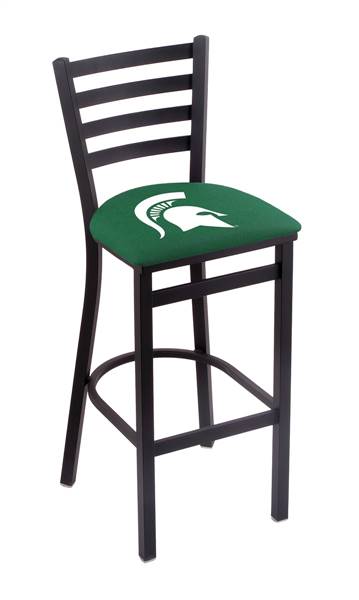 Michigan State 30" Stationary Bar Stool with Black Wrinkle Finish  