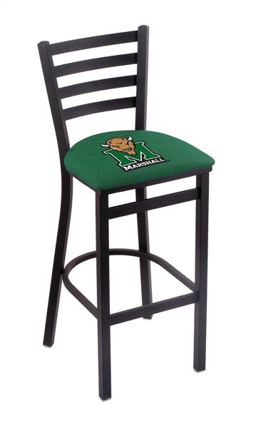 Marshall 30" Stationary Bar Stool with Black Wrinkle Finish  