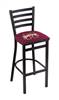 Mississippi State 30" Stationary Bar Stool with Black Wrinkle Finish  