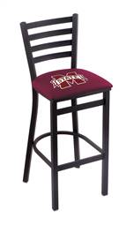 Mississippi State 30" Stationary Bar Stool with Black Wrinkle Finish  