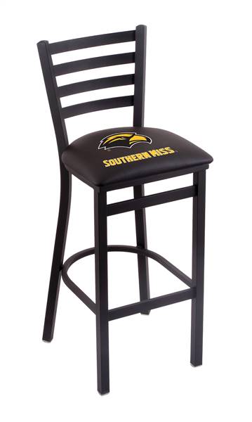 Southern Miss 30" Stationary Bar Stool with Black Wrinkle Finish  