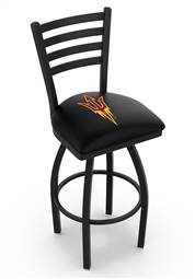 Arizona State (Pitchfork) 25" Swivel Counter Stool with Black Wrinkle Finish  