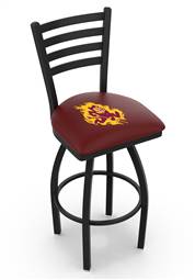 Arizona State (Sparky) 25" Swivel Counter Stool with Black Wrinkle Finish  