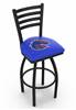 Boise State 25" Swivel Counter Stool with Black Wrinkle Finish  