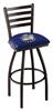 Georgetown 25" Swivel Counter Stool with Black Wrinkle Finish  