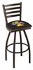 Idaho 25" Swivel Counter Stool with Black Wrinkle Finish  