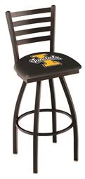 Idaho 25" Swivel Counter Stool with Black Wrinkle Finish  