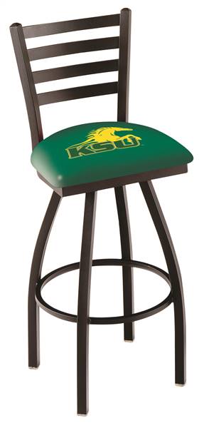 Kentucky State University 25" Swivel Counter Stool with Black Wrinkle Finish  