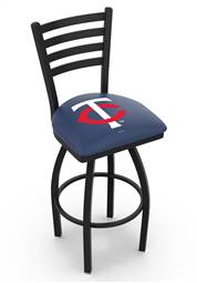 Minnesota Twins 25" Swivel Counter Stool with Black Wrinkle Finish  