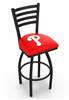 Philadelphia Phillies 25" Swivel Counter Stool with Black Wrinkle Finish  