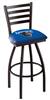 Maine 25" Swivel Counter Stool with Black Wrinkle Finish  