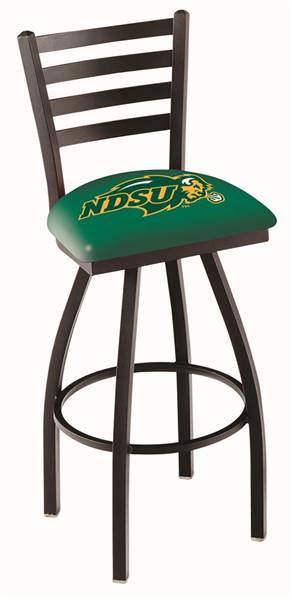 North Dakota State 25" Swivel Counter Stool with Black Wrinkle Finish  