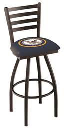 U.S. Navy 25" Swivel Counter Stool with Black Wrinkle Finish  