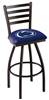 Penn State 25" Swivel Counter Stool with Black Wrinkle Finish  