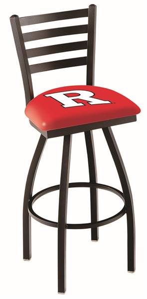 Rutgers 25" Swivel Counter Stool with Black Wrinkle Finish  