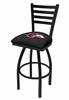 Southern Illinois 25" Swivel Counter Stool with Black Wrinkle Finish  