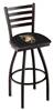 US Military Academy (ARMY) 25" Swivel Counter Stool with Black Wrinkle Finish  