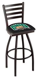 Ohio University 25" Swivel Counter Stool with Black Wrinkle Finish  