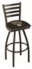 Wake Forest 25" Swivel Counter Stool with Black Wrinkle Finish  