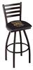 Western Michigan 25" Swivel Counter Stool with Black Wrinkle Finish  