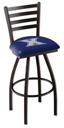 Xavier 25" Swivel Counter Stool with Black Wrinkle Finish  