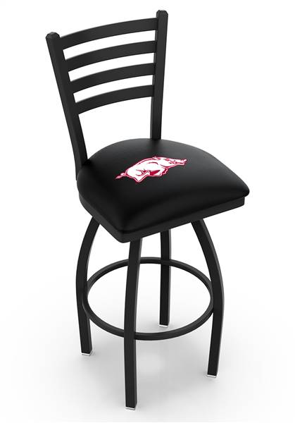 Arkansas 30" Swivel Bar Stool with Black Wrinkle Finish  