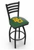 Baylor 30" Swivel Bar Stool with Black Wrinkle Finish  