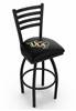 Central Florida 30" Swivel Bar Stool with Black Wrinkle Finish  