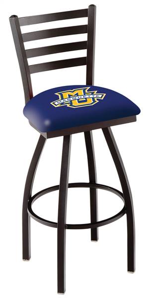 Marquette 30" Swivel Bar Stool with Black Wrinkle Finish  