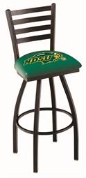 North Dakota State 30" Swivel Bar Stool with Black Wrinkle Finish  