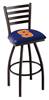 Syracuse 30" Swivel Bar Stool with Black Wrinkle Finish  