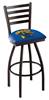 L014 Kentucky "Wildcat" 30" Swivel Bar Stool with Black Wrinkle Finish  