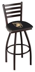 US Military Academy (ARMY) 30" Swivel Bar Stool with Black Wrinkle Finish  