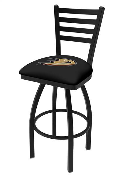 L014 Anaheim Ducks 36" Swivel Bar Stool with Black Wrinkle Finish  