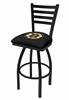 Boston Bruins 36" Swivel Bar Stool with Black Wrinkle Finish  