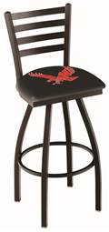 Eastern Washington 36" Swivel Bar Stool with Black Wrinkle Finish  