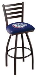 Gonzaga 36" Swivel Bar Stool with Black Wrinkle Finish  