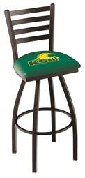 Kentucky State University 36" Swivel Bar Stool with Black Wrinkle Finish  