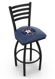 Houston Astros 36" Swivel Bar Stool with Black Wrinkle Finish  