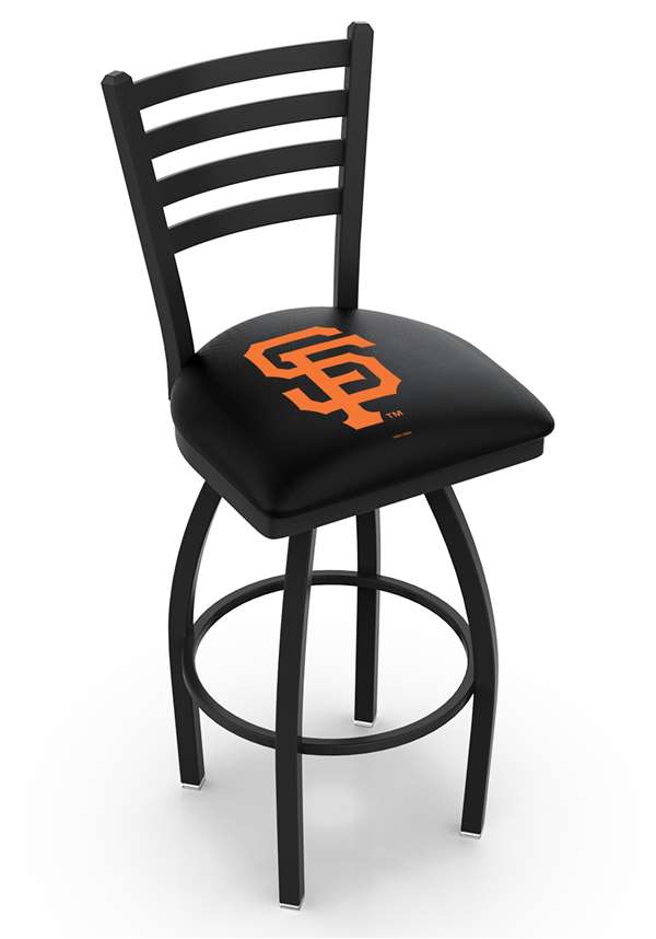 San Francisco Giants 36" Swivel Bar Stool with Black Wrinkle Finish  