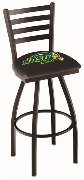 North Dakota State 36" Swivel Bar Stool with Black Wrinkle Finish  