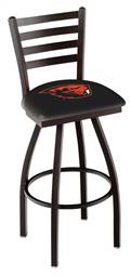 Oregon State 36" Swivel Bar Stool with Black Wrinkle Finish  