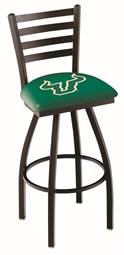 South Florida 36" Swivel Bar Stool with Black Wrinkle Finish  