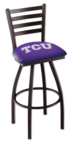 TCU 36" Swivel Bar Stool with Black Wrinkle Finish  