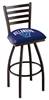 Villanova 36" Swivel Bar Stool with Black Wrinkle Finish  